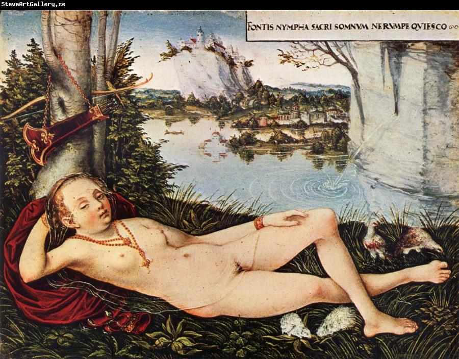 CRANACH, Lucas the Elder Nymph of the Spring